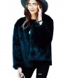Women Winter Fur Coat Long Sleeve Faux Fur Outerwear Ladies Short Style Jacket Fluffy Warm Overcoat