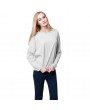 Fashion Women Casual T-Shirt Hollow Out Back Long Sleeve Pullover Black/Grey/Pink
