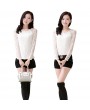 New Fashion Women Lace T-Shirt Hollow Out Crew Neck Long Sleeve Casual Top