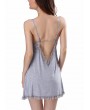 Women Slip Dress Chemise Nightgown Scalloped Lace V Neck Spaghetti Straps Lingerie Sleepwear Pajamas